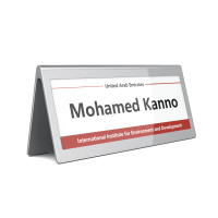 Hipoink Electronic Conference Table Name Badge Black/White/Red 7.5inch E-Ink/E-Paper