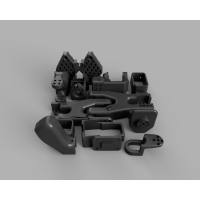 SO-ARM 100 Leader 3D printed structural parts