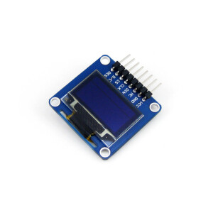 Waveshare 0.96inch OLED, SPI/I2C, curved/horizontal pinheader