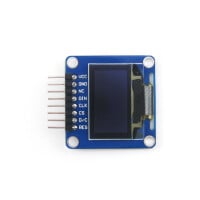 Waveshare 0.96inch OLED, SPI/I2C, curved/horizontal pinheader