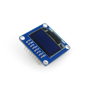 Waveshare 0.96inch OLED (B), SPI/I2C, straight vertical pinheader