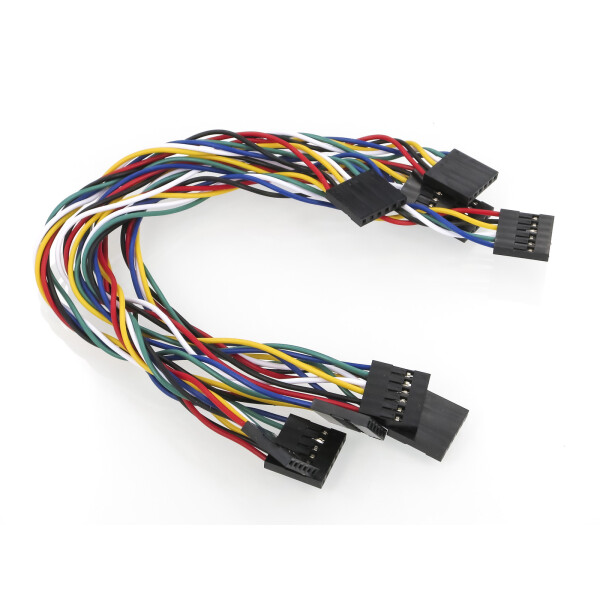 5 Stücke 6Pin 20cm Jumper Cable Wire Female to Female