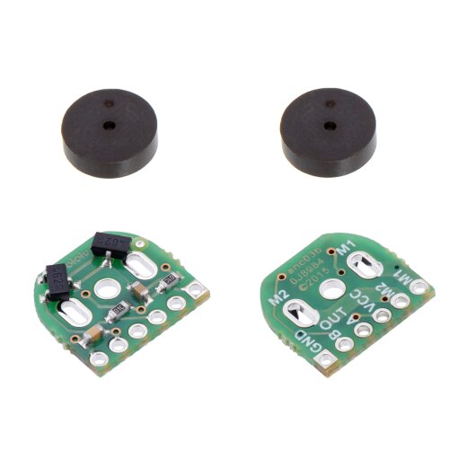Pololu Magnetic Encoder Pair Kit for Micro Metal Gearmotors, 12 CPR, 2.7-18V (HPCB compatible)
