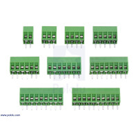Screw Terminal Block: 6-Pin, 0.1 inch Pitch, Side Entry 2495