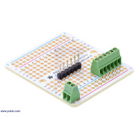 Screw Terminal Block: 6-Pin, 0.1 inch Pitch, Side Entry 2495