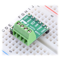 Screw Terminal Block: 6-Pin, 0.1 inch Pitch, Side Entry 2495