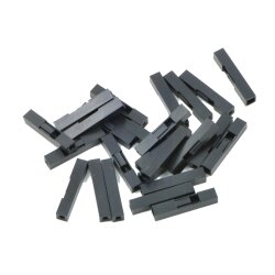 25-Pack 2.54mm Crimp Connector Housing 1x1-Pin for...