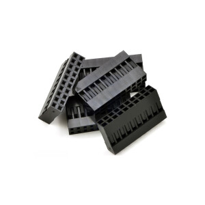 0.1 (2.54mm) Crimp Connector Housing: 2x10-Pin 5-Pack