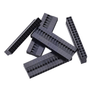 0.1 (2.54mm) Crimp Connector Housing: 2x17-Pin 5-Pack