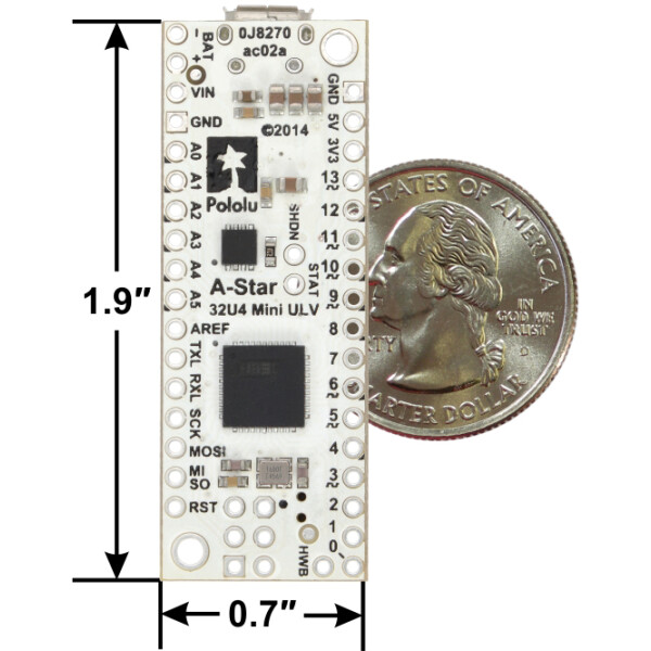 Pololu A-Star 32U4 Mini ULV