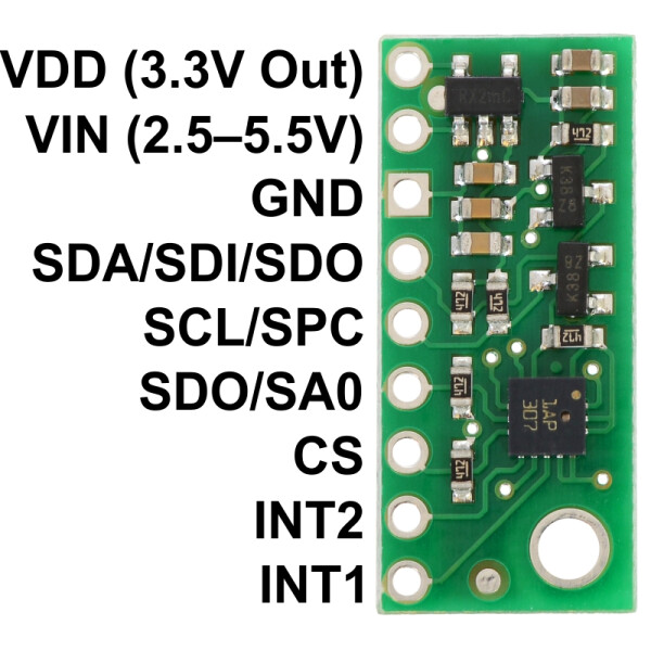 Pololu LPS331AP Pressure Altitude Sensor Carrier with...