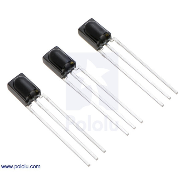 Pololu Vishay TSSP58P38 IR Detector Module, 38kHz,...