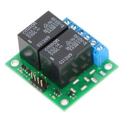 Pololu Basic 2-Channel SPDT Relay Carrier for &quot;Sugar Cube&quot; Relays