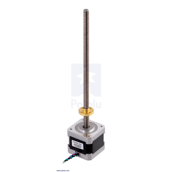 Pololu Stepper Motor with 18cm Lead Screw: Bipolar, 200...