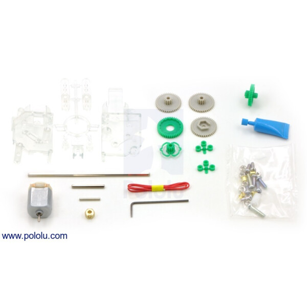 Pololu Tamiya 70110 4-Speed Crank-Axle Gearbox Kit