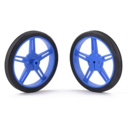 Pololu Plastic Wheel 60x8mm Pair Blue for Micro Metal...