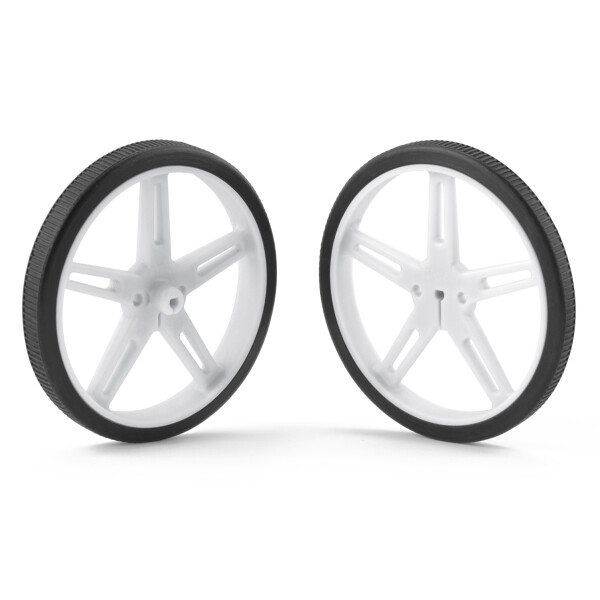 Pololu Wheel 70×8mm Pair - White