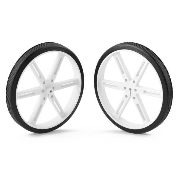 Pololu Wheel 90×10mm Pair - White