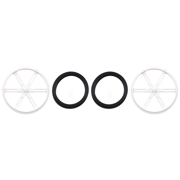 Pololu Wheel 90×10mm Pair - White