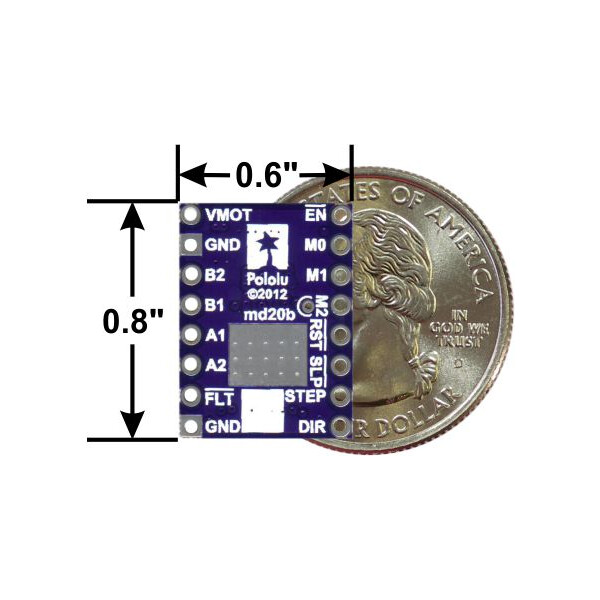 Pololu DRV8825 Stepper Motor Driver Carrier, High Current...