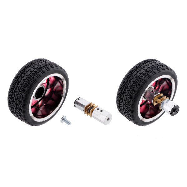 Pololu 12mm Hex Wheel Adapter for 3mm Shaft (2-Pack)