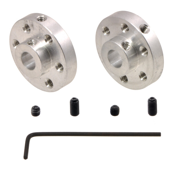 Pololu Universal Aluminum Mounting Hub for 6mm Shaft,...