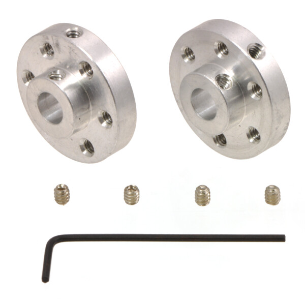 Pololu Universal Aluminum Mounting Hub for 6mm Shaft, M3...