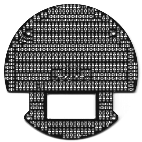 Pololu 3pi Expansion Kit with Cutouts - Black