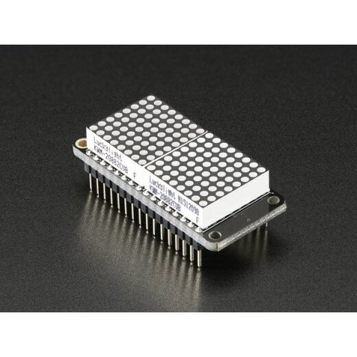 Adafruit 0.8inch 8x16 LED Matrix FeatherWing Display Red Combo Pack for Arduino