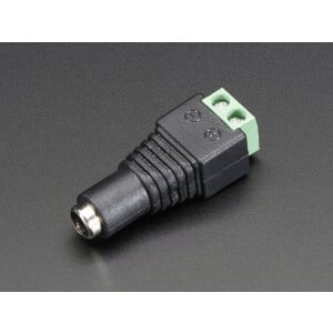 Female DC Power Adapter 2,1mm Hohlbuchse Jack to Screw...