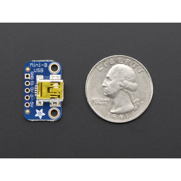 Adafruit USB Mini-B Breakout Board