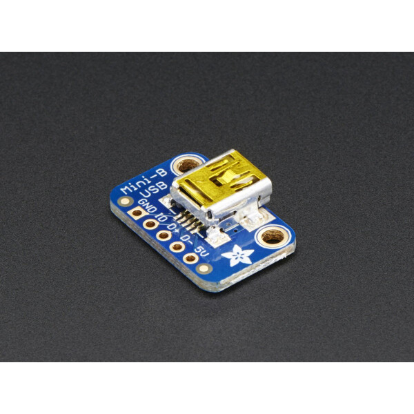 Adafruit USB Mini-B Breakout Board
