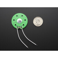 Adafruit Thin Plastic Speaker w Wires - 8 ohm 0.25W 1891