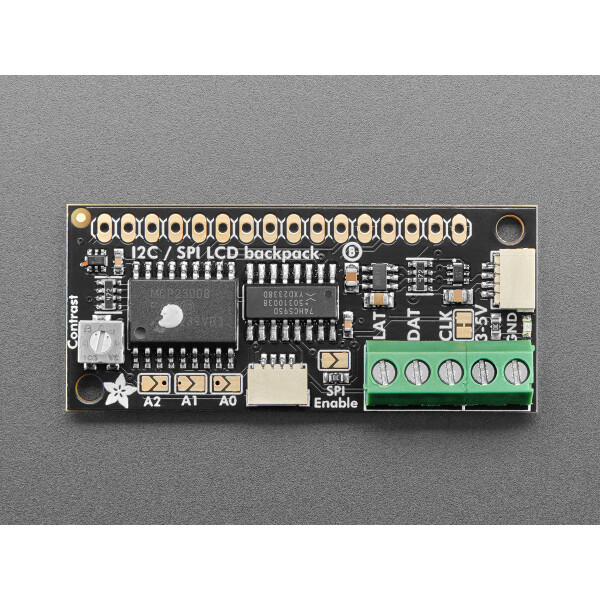 Adafruit i2c SPI character LCD backpack