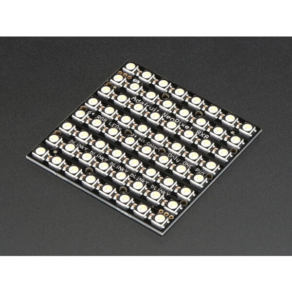 Adafruit NeoPixel NeoMatrix - 64 RGBW - Warm White