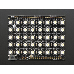 Adafruit NeoPixel Shield with 40x RGBW Cool White LEDs ~6000K