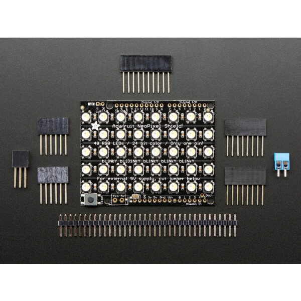 Adafruit NeoPixel Shield - 40 RGBW - Natural White