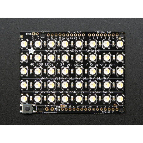 Adafruit NeoPixel Shield - 40 RGBW - Warm White