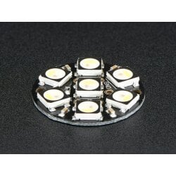 Adafruit NeoPixel Jewel 7x 5050 RGBW LED with Integrated Drivers Warm White ~3000K