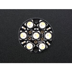 Adafruit NeoPixel Jewel 7x 5050 RGBW LED with Integrated...