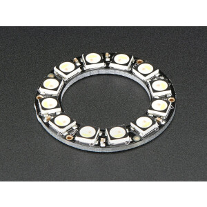 Adafruit NeoPixel Ring 12x 5050 RGBW LEDs Natural White...