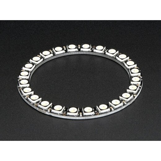 Adafruit NeoPixel Ring 24x 5050 RGBW LEDs with Integrated Drivers Natural White ~4500K