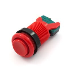 SparkFun Concave Momentary Push Button Red for Arcade...